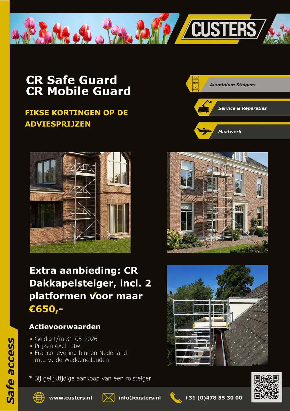 CUSTERS® Dormer Scaffold CR (išskyrus platformas) - Image 3